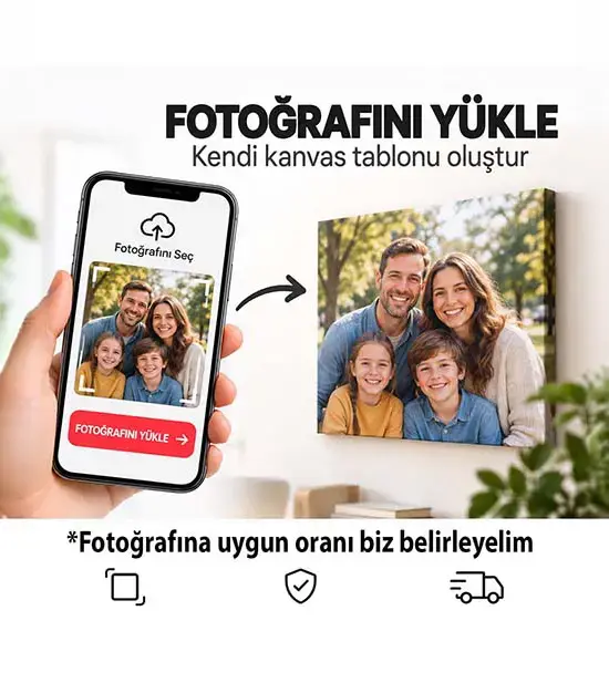 Fotoğrafından Kanvas Tablo